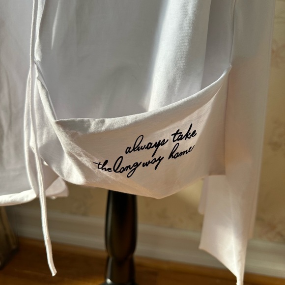 A White tunic dress-Boho Style. Size XS. - Picture 8 of 16